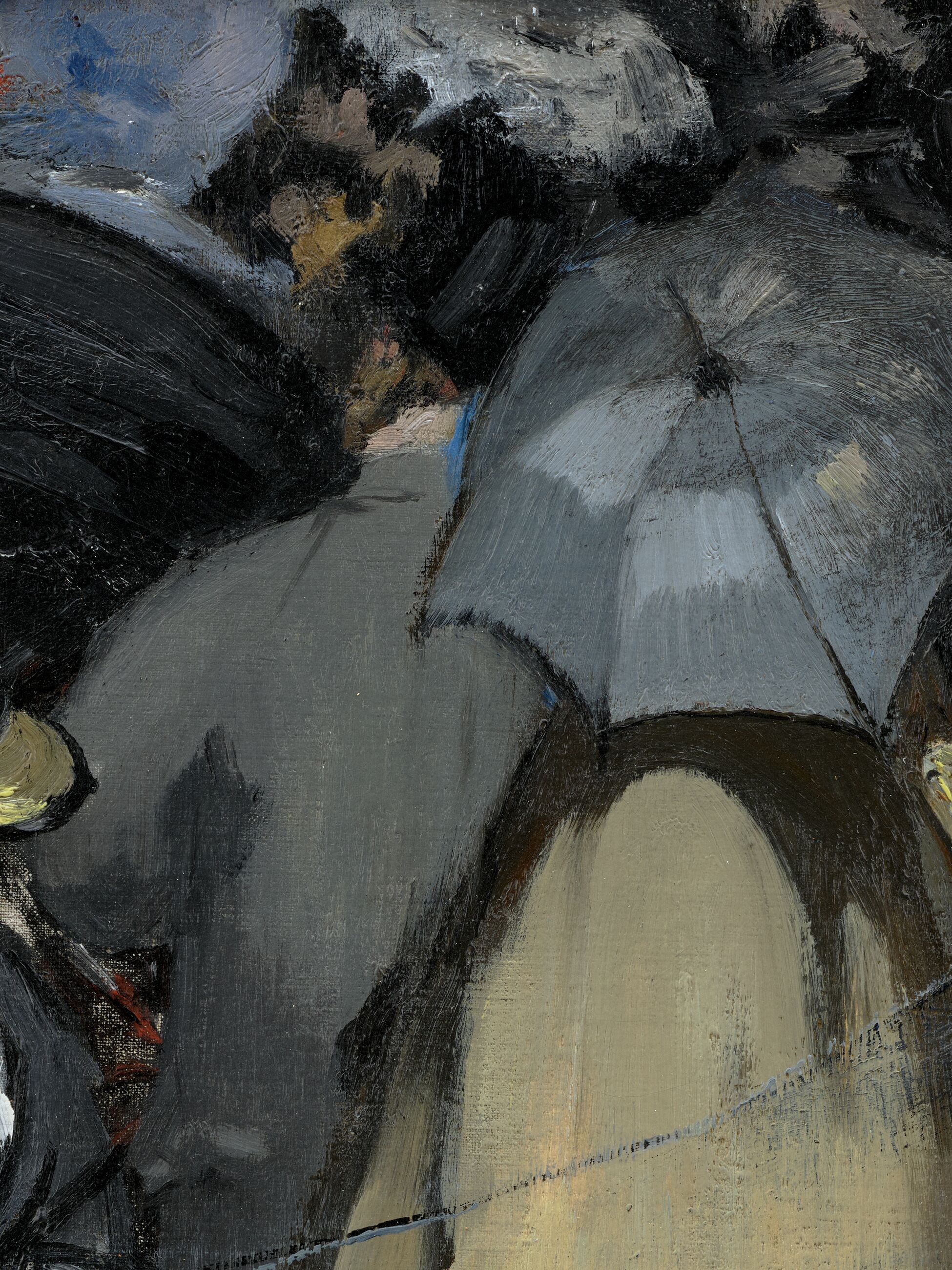 Édouard Manet – Pelouse du champ de courses à Longchamp - Hauser \u0026 Wirth, image size:1950x2600