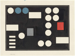 Composition with rectangles and circles - Sophie Taeuber-Arp