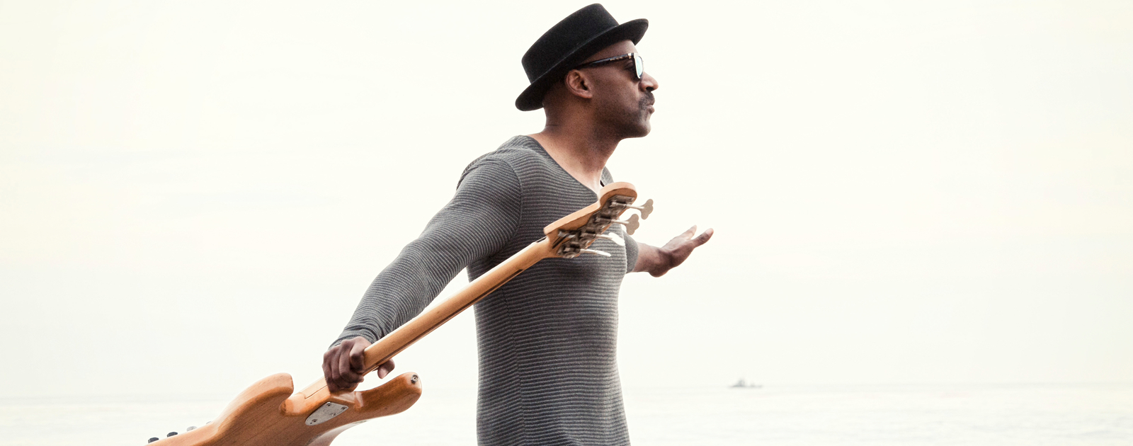 Marcus Miller Marcus Miller with a guitar