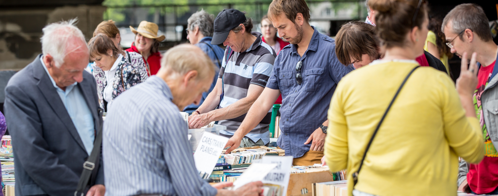 Southbank Centre Book Market People at the Southbank Centre Book Market