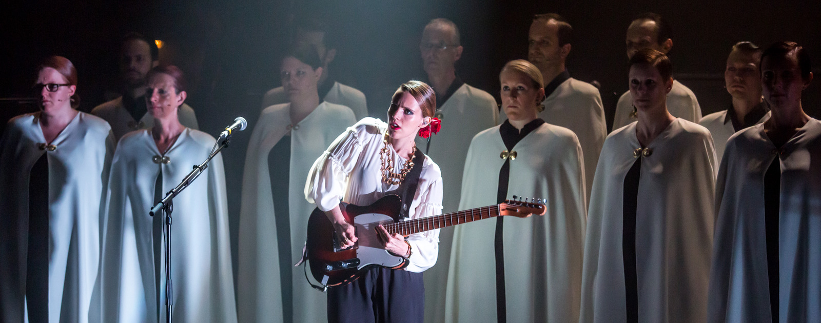 Anna Calvi at Meltdown festival 2015 Anna Calvi performing at Meltdown Festival