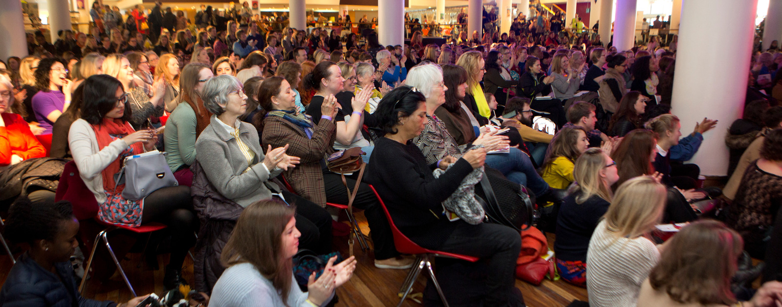 WOW Three Day Pass credit Belinda Lawley Audience in the Clore Ballroom at WOW