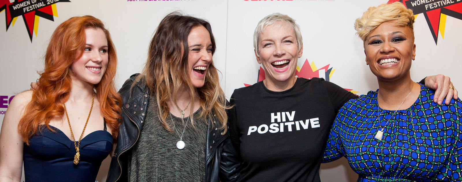 Annie Lennox host Equals Live joined by Katy B, Jess Mills and Emeli Sande at WOW 2012 Credit Linda Nylind Annie Lennox host Equals Live joined by Katy B, Jess Mills and Emeli Sande at WOW 2012