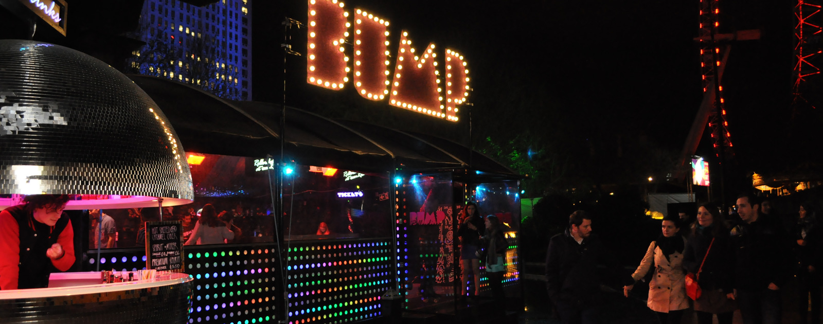 Bump Rollerdisco Bump Rollerdisco at Night