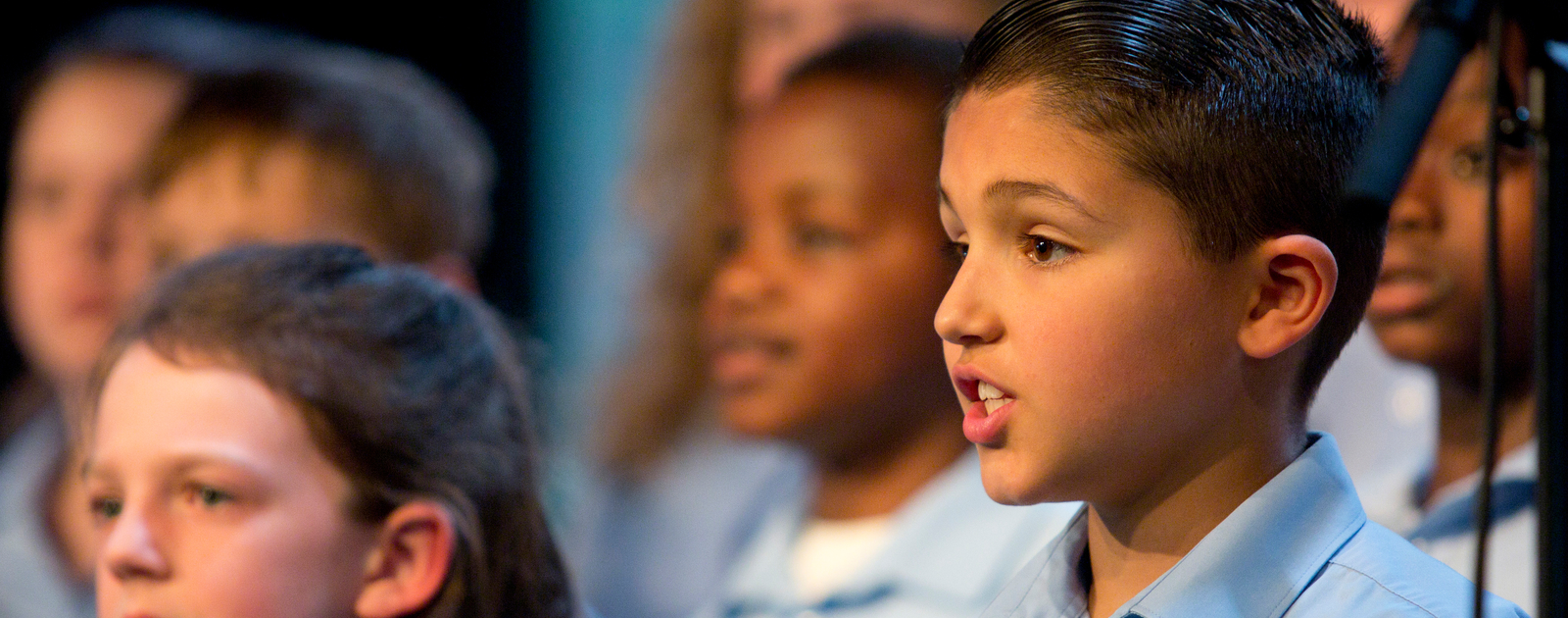Chorus Schools Day Young people singing