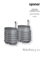 Uponor Miniature wastewater treatment plants installation and operational manual
