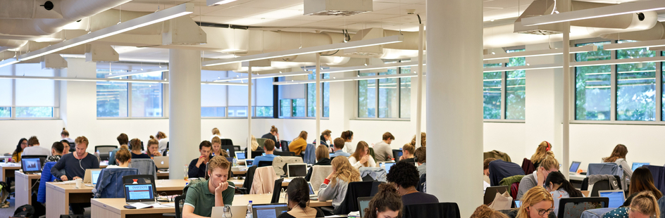 Studeren in het Library Learning Centre
