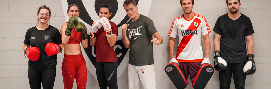 Boxing for students at the USC. 