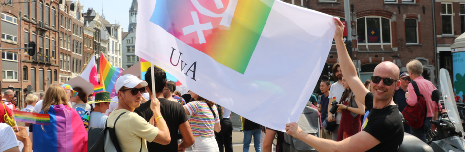 UvA Pride Walk 2019. Photo: Jesper van de Vooren