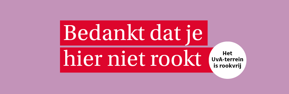 UvA rookvrij campagne