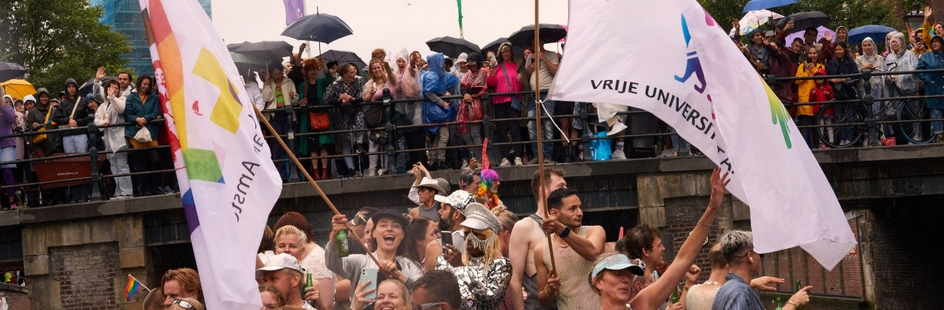 UvA Pride during the 2023 Canal Parade
