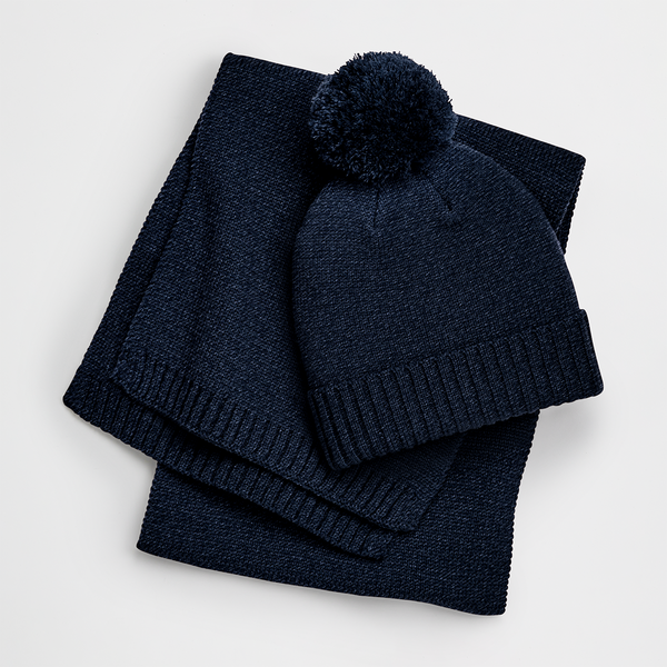 beechfield_b401_navy-fleck_flat-shot