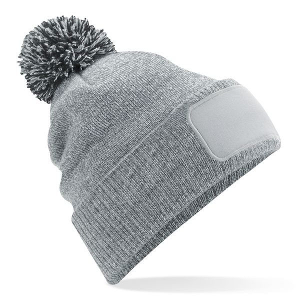 Beechfield B443 Heather Grey/Black Beechfield B443 Heather Grey/Black
