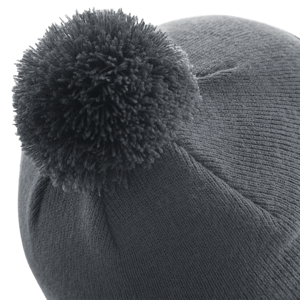 Beechfield B426b Graphite Grey pom-pom Beechfield B426b Graphite Grey pom-pom