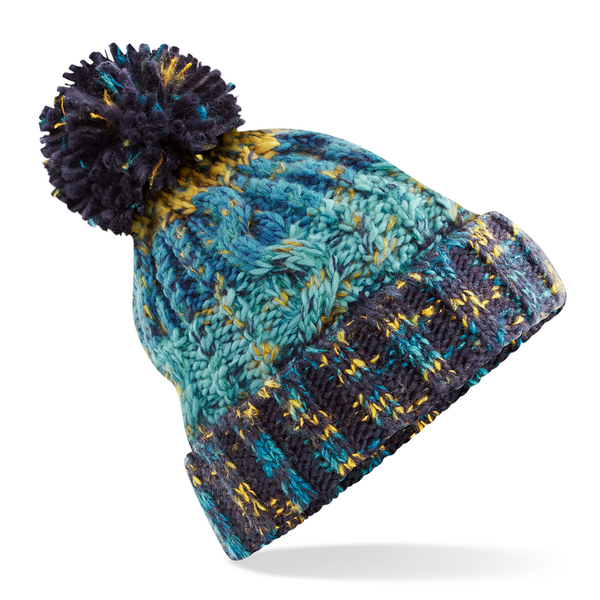 thumbnail image 2 of Junior Corkscrew Pom Pom Beanie | Original Headwear 2 of 9