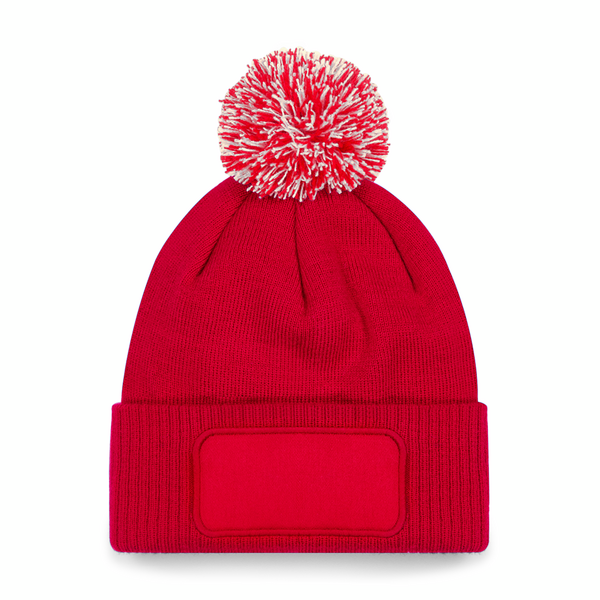 Beechfield B443 Classic Red/Off White flat-shot Beechfield B443 Classic Red/Off White flat-shot