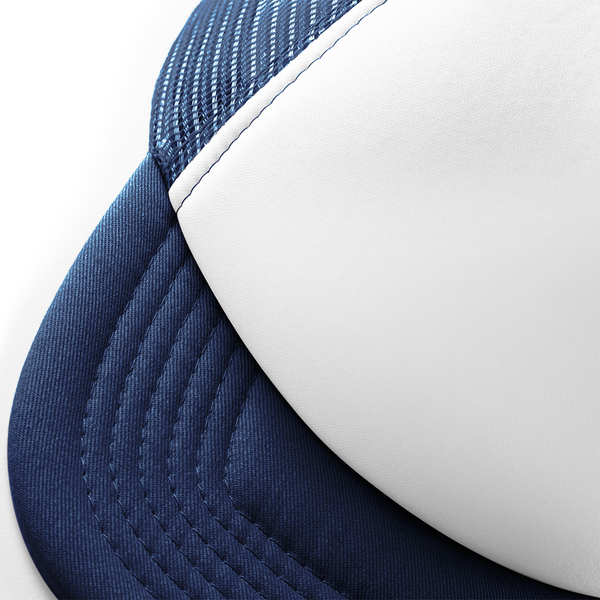 Beechfield B645b French Navy/White top-view Beechfield B645b French Navy/White top-view