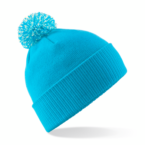 Beechfield B450 Surf Blue/Off White turn-up Beechfield B450 Surf Blue/Off White turn-up