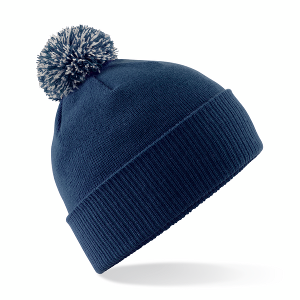 Beechfield B450 French Navy/Light Grey turn-up Beechfield B450 French Navy/Light Grey turn-up