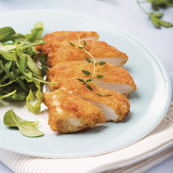 Escalopes de dinde panées-Crispy turkey escalope