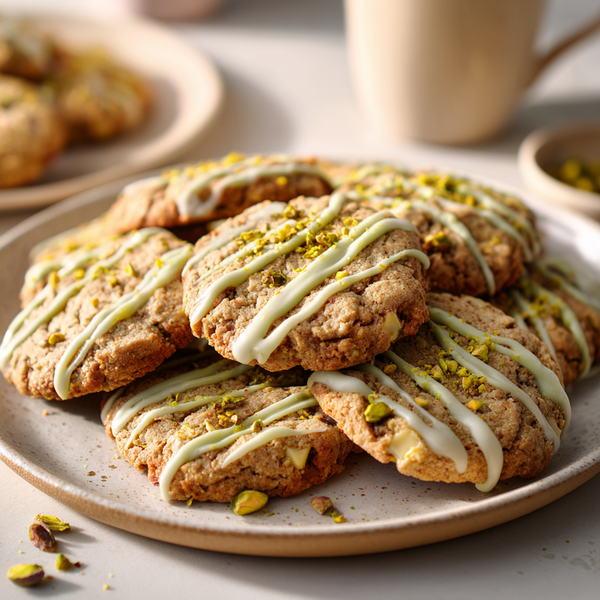 Pistachio white chocolate cookies - Cookies Pistache Chocolat blanc.tif