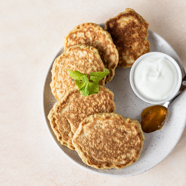 Oatmeal Pancakes_Pancakes aux flocons d'avoine -1:1