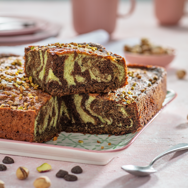 Cake factory infinity_Chocolate pistachio zebra cake