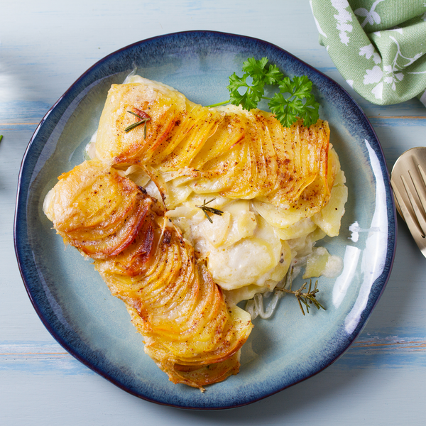 Creamy potatoes gratin-Gratin de pommes ​ de terre onctueux G.tif