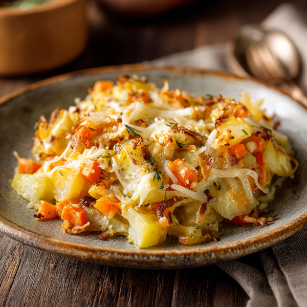 Comforting winter vegetable gratin-Gratin de légumes d’hiver réconfortant.tif