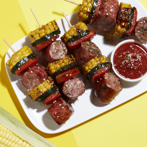Vegetable sausage skewers_1_1