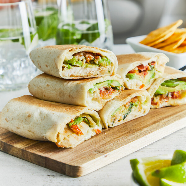 Burritos au poulet-chicken burritos