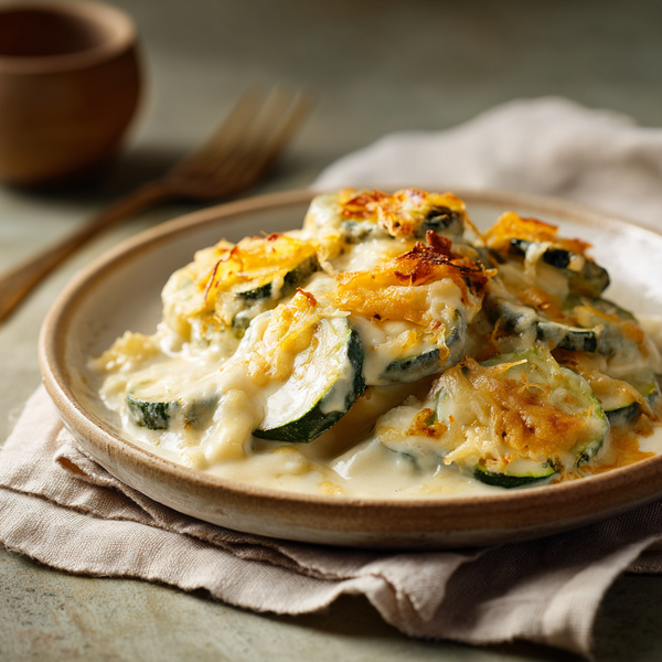 Creamy zucchini gratin-Gratin de courgettes crémeux.tif