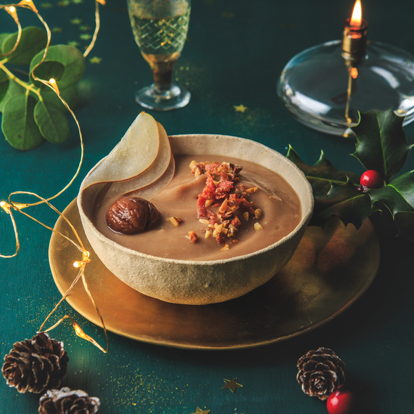 RECIPE OF THE MONTH_DECEMBER 2022_FLEXITARIAN CHRISTMAS_COOKEO_PEAR AND CHESTNUT CREAM SQUARE.tif