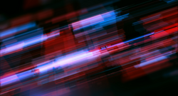 Block chain network concept, Distributed register technology, Block chain text and computer connection with background.  Block chain network. 3D Rendering