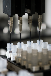 DNA Genotyping and Sequencing. A selection of DNA samples for amplification at the Cancer Genomics Research Laboratory, part of the National Cancer Institute's Division of Cancer Epidemiology and Genetics (DCEG)