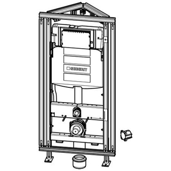 WC MODULE UP320 FRONTB HOEK120