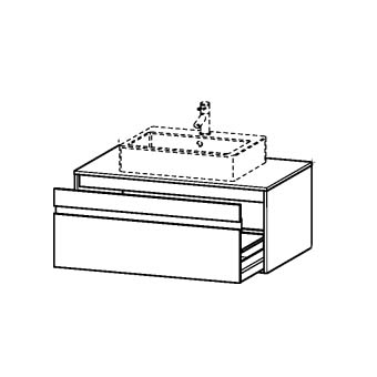 ONDERB.100X42,6 1-LAD.GRAPHIT