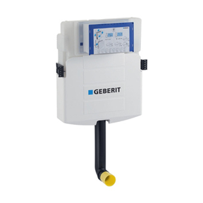 Geberit Sigma01 bedieningsplaat - 2-toets spoeling - vierkant - Alpien wit