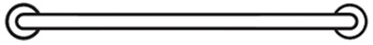 WANDGREEP 110CM WIT