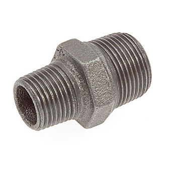 NIPPEL DUBB.ZWART 2XBU 3/4X1/2