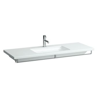 WASTAFEL 130X48CM 1-KRG WIT