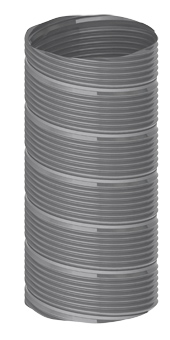 RVS FLEX.BUIS 80MM L=60MTR.