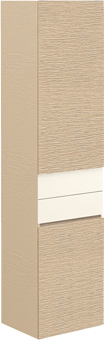 HOGE KAST-L 40X164CM GLAS/OAK