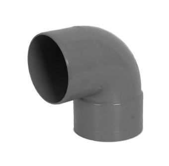 PVC LIJM BOCHT KORT 90GR.110