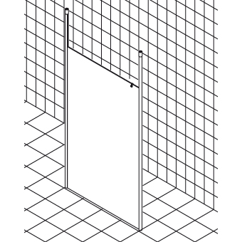 DOUCHEW.FREE 120X200 GLZ/HELD+