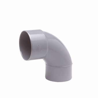 PVC LIJM BOCHT 90GR 90MM