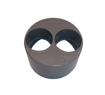 PVC LIJM VERLOOPRING 110X40/40