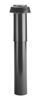 VENT.CONSTR.ALU/ZWART 150MM