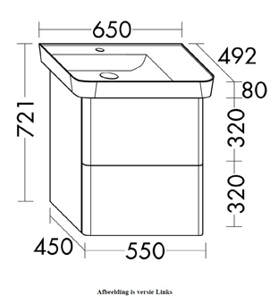 WAST.MEUBEL 2L.WT=L.65CM GLW