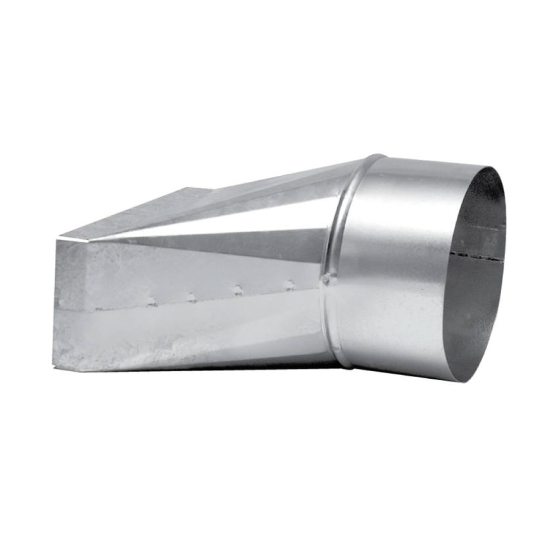 verloopstuk instortkanaal rechthoekig naar rond | Dak- en ...